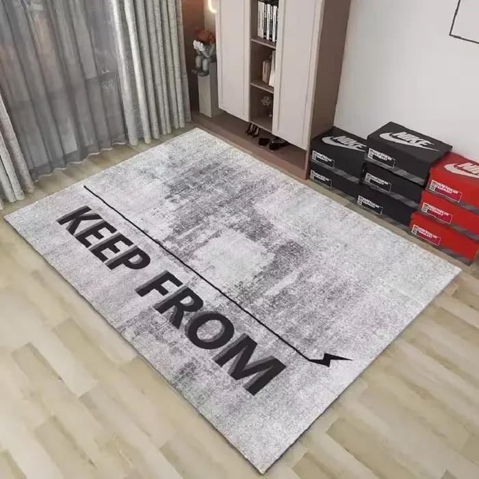 VIKAMA mode tapis chambre salon tendance personnalité créative garçons appartement chaussure mur chevet sale décoration