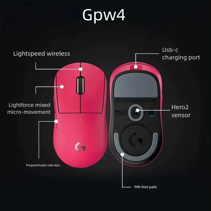 Logitech PRO X SUPERLIGHT 2c souris de jeu sans fil Bullshit King 4e génération Mini édition légère 8K/88G/888IPS Esports