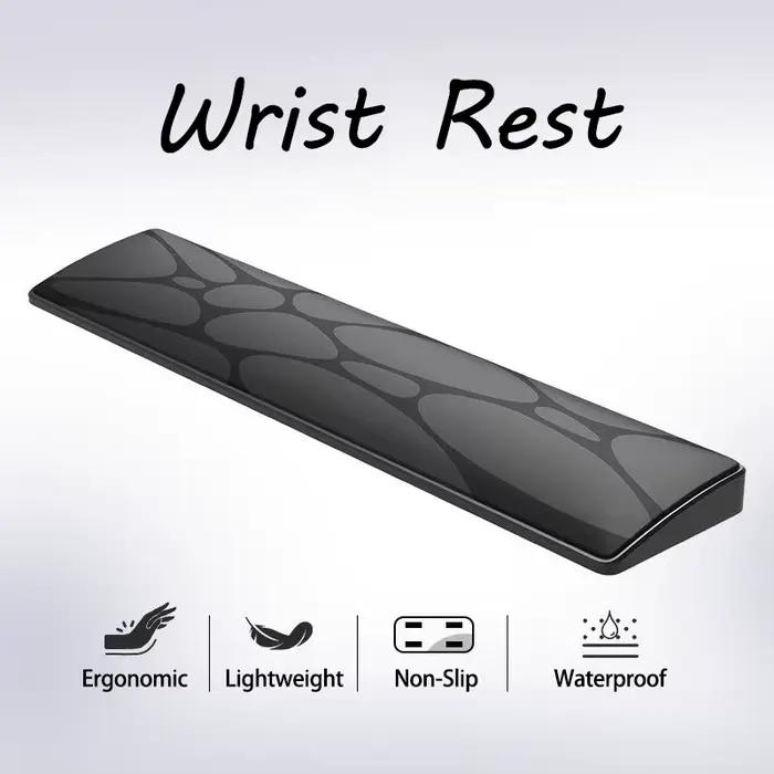 Repose-poignet ergonomique pour clavier – Coussin doux pour le bureau et les jeux