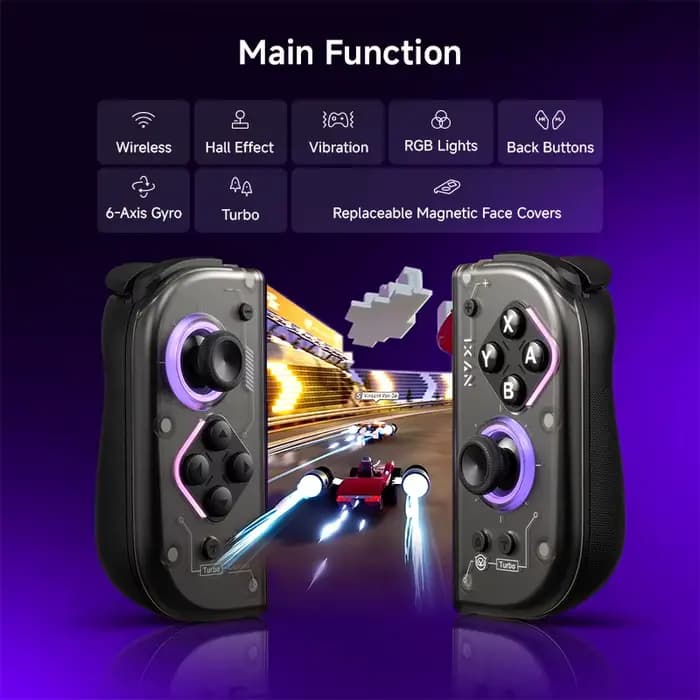 Contrôleur de commutation sans fil NYXI Hyperion 2 avec Joystick Hall Vibration réglable RVB
