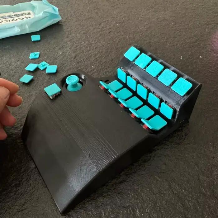 NOUVEAU Clavier de jeu incurvé à une main