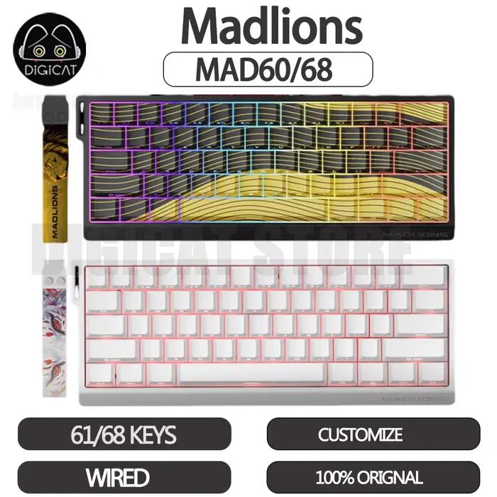 Madlion Mad 60He interrupteur magnétique clavier mécanique MAD68