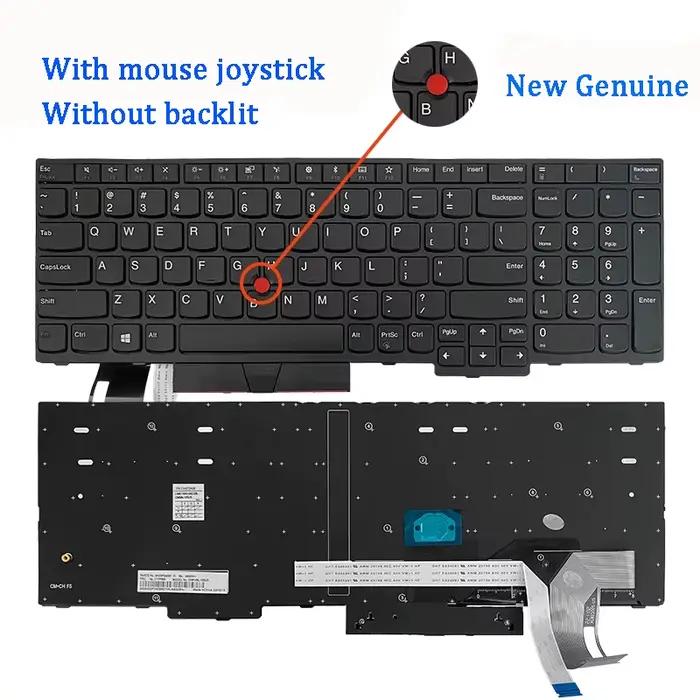 Nouveau clavier d'ordinateur portable Original pour Lenovo Thinkpad E580 E585 T590 E590 E595 L580 L590 P52 P53 P72 P73 R590 T15 P15S