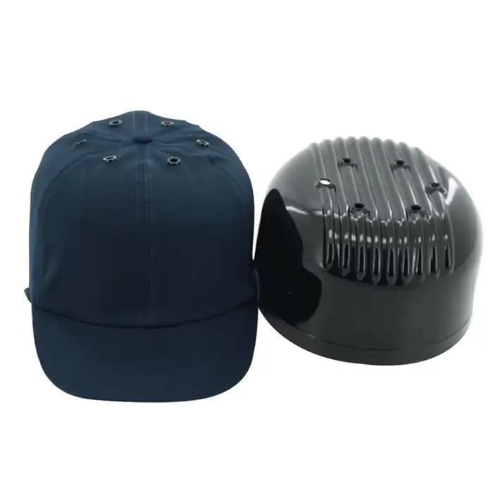 Chapeau de protection de sécurité avec logo personnalisé, casquette de protection de la tête, casques de sécurité au travail, coque intérieure en plastique, chapeaux de baseball, nouveau