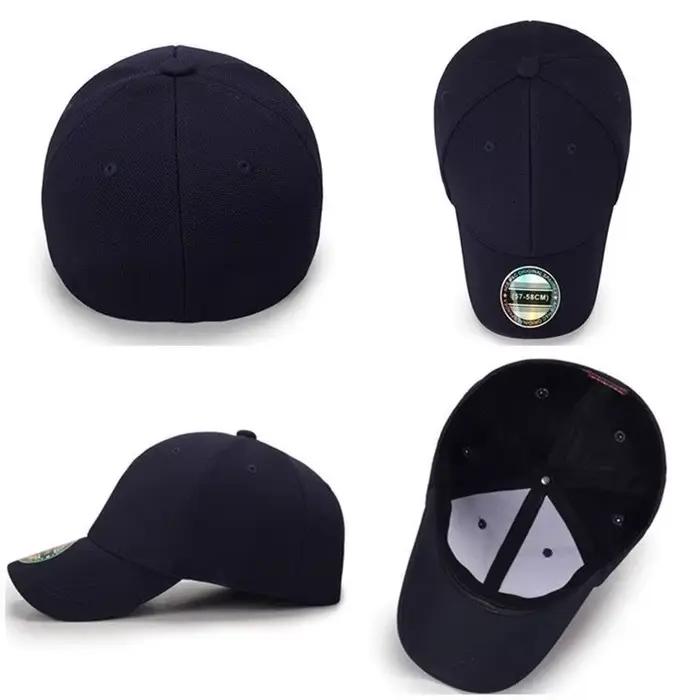 Logo brodé personnalisé dos fermé Sport Golf chapeau en plein air décontracté ajusté casquettes de Baseball femmes hommes Hip Hop Snapback visière Casquette