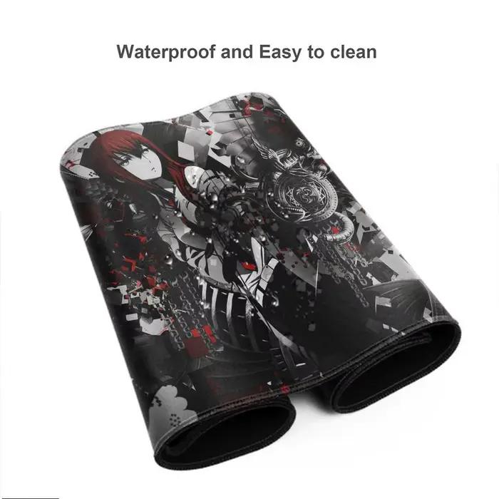 Steins Gate Mouse Pad Gamer Pad Grand tapis de souris de jeu XL