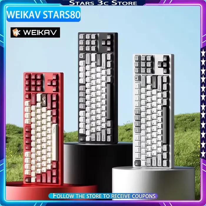 Clavier mécanique sans fil WEIKAV STARS80