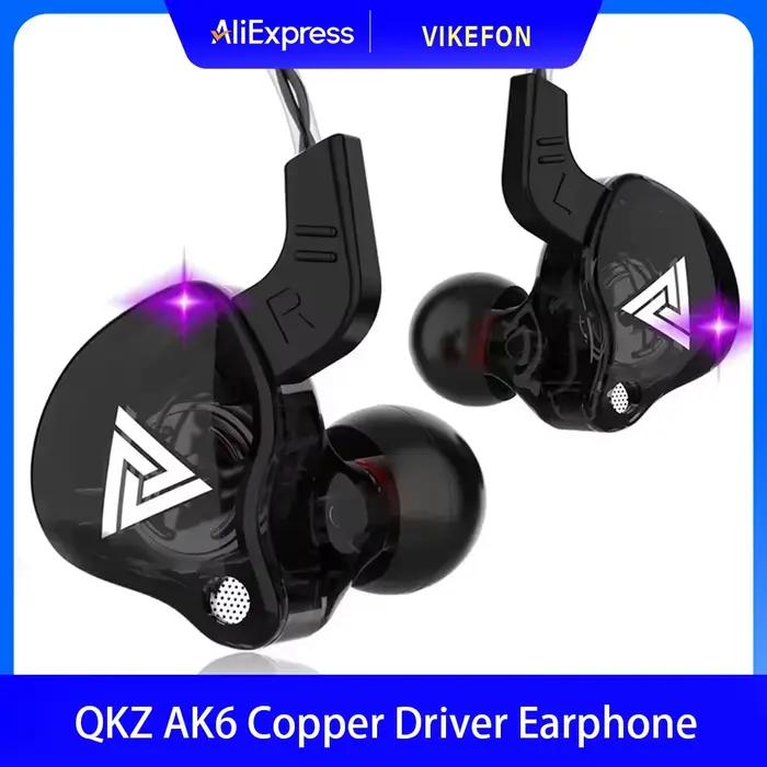 VIKEFON QKZ AK6 – écouteurs intra-auriculaires avec 6 unités de sonorisation dynamiques