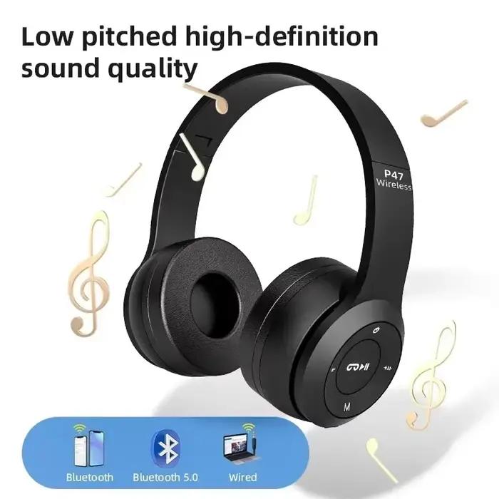 Casque stéréo P47 5.0, Bluetooth
