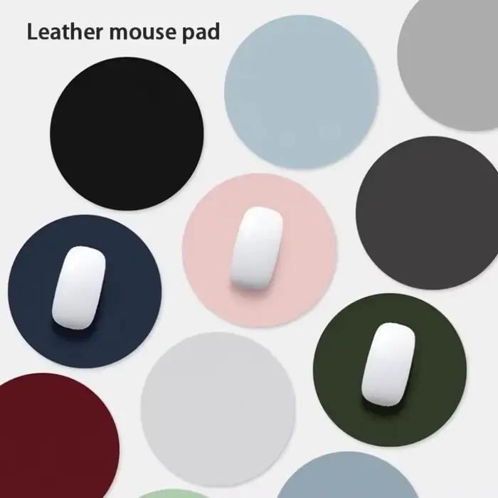 Tapis de souris en cuir double face au design simple