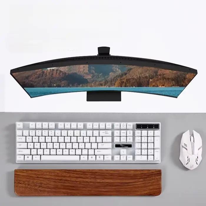 Repose-paume pour clavier en bois massif