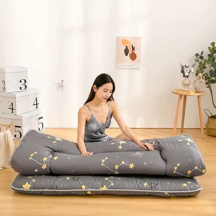 Tapis de sol Tatami pliable de 7 cm, matelas futon doux et confortable pour dortoir/maison, matelas épais simple ou double pour dormir