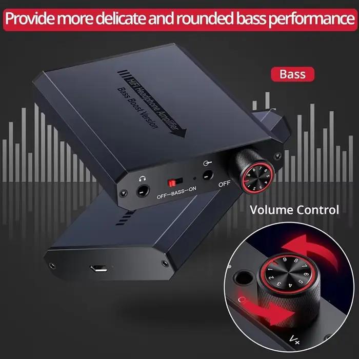 Bass Boost 3.5Mm amplificateur casque Portable Hifi
