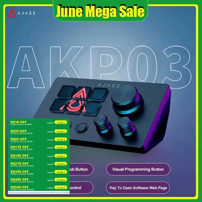 Clavier macro programmable Ajazz AKP03E