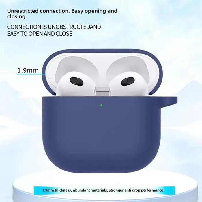 Étui Airpods 4, housse de protection en Silicone souple pour écouteurs Apple Airpods4