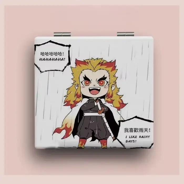 Demon Slayer Tokitou Muichirou Nezuko Animation Peripheral Cartoon Print Square
