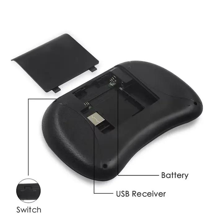 Mini clavier sans fil souris anglaise pavé tactile à distance pour Android TV Box ordinateurs portables numériques