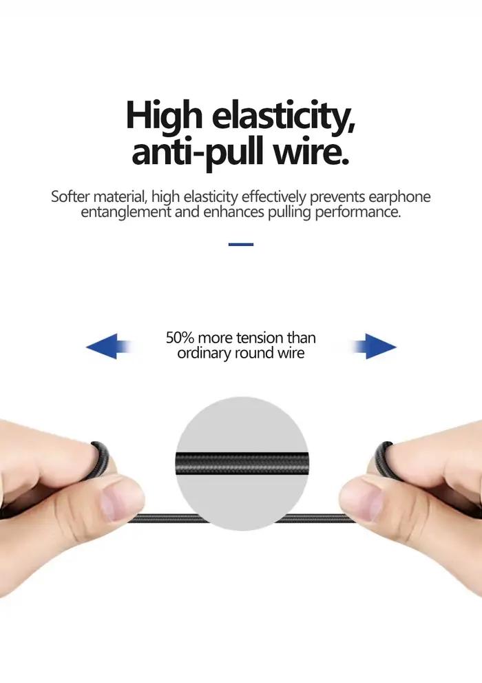 Écouteurs intra-auriculaires filaires de Type C
