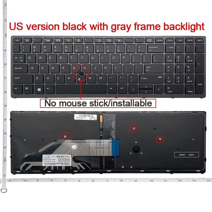 Nouveau clavier anglais pour HP pour ZBOOK 15 G3/15 G4