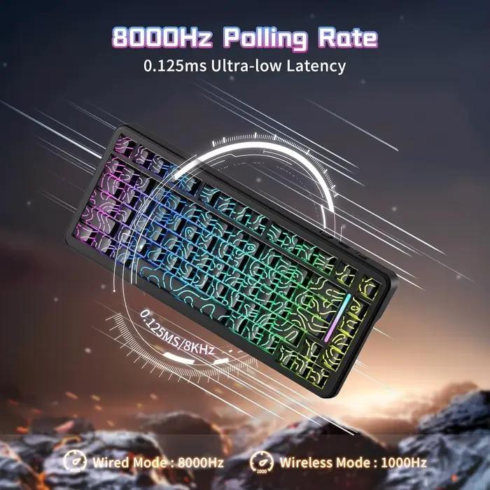ATTACK SHARK X82 Pro HE 75% clavier de jeu sans fil magnétique