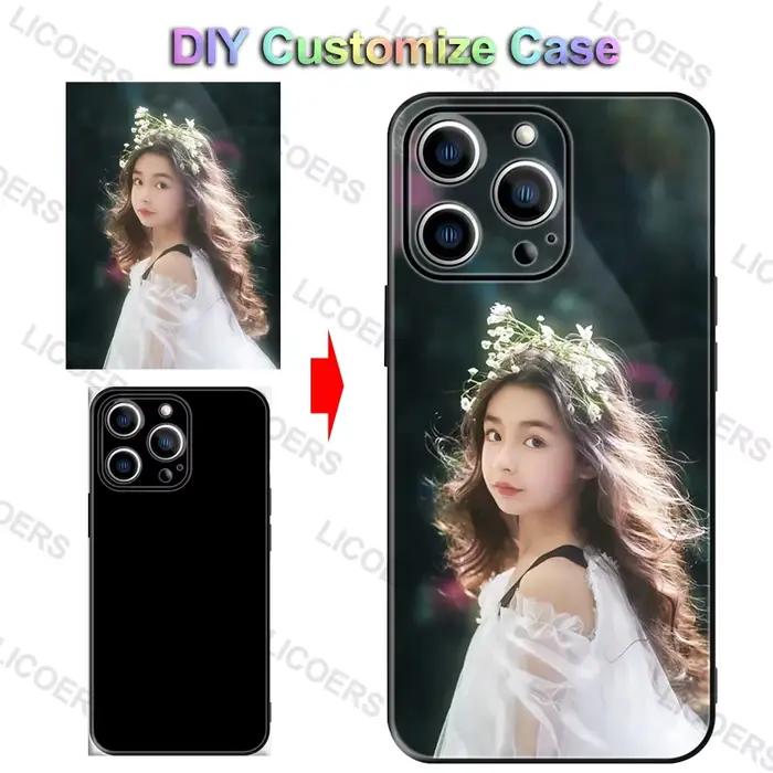Coque personnalisée pour iPhone 17 Air 16 17e 16e 15 14 13 12 11 Pro Max Mini XR Plus – Housse antichoc en silicone souple mat avec photo personnalisable