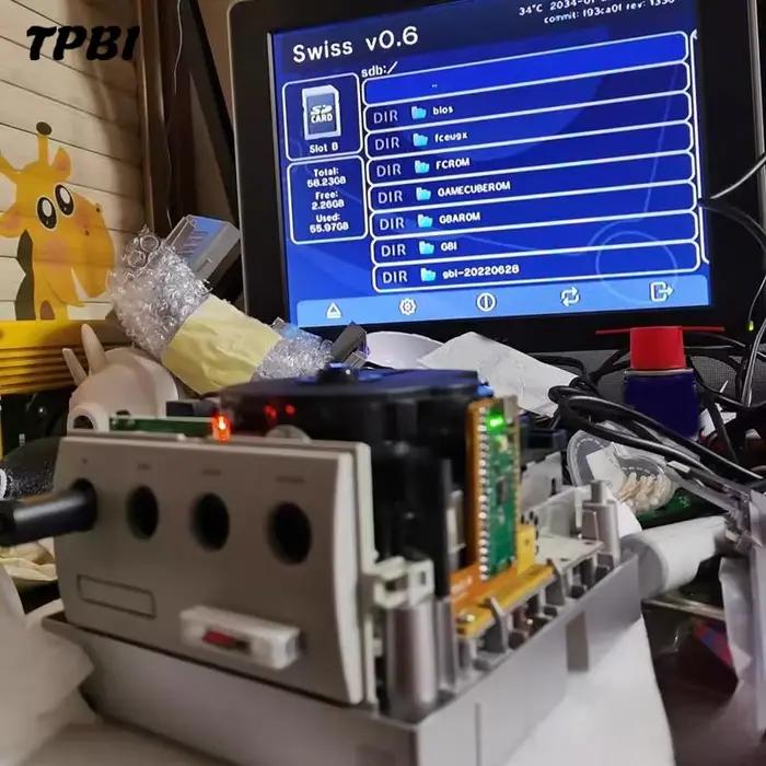 Kit PicoLoader Mod sans soudure pour console GameCube DOL001 DOL101 avec RP2040