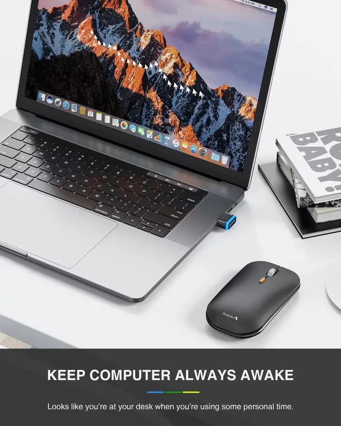 Souris Jiggler USB sans pilote Shaker mécanique indétectable simulateur de déplacement