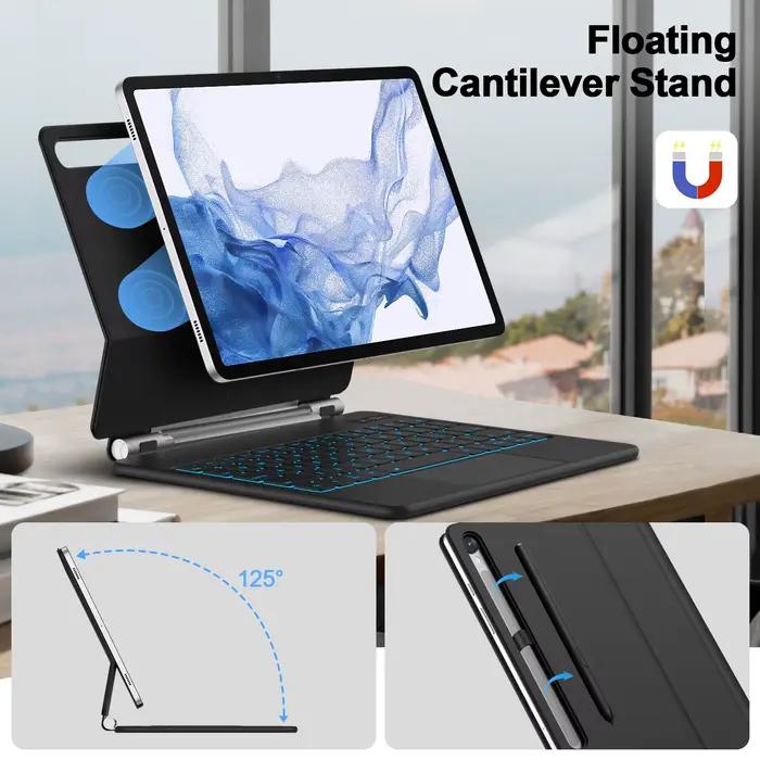 Clavier magique pour Samsung Galaxy Tab S11 S10 Plus S10 Lite S8 S9 S7 FE 11
