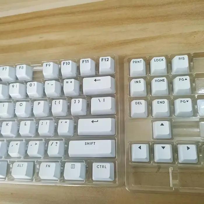 Capuchon de touche de remplacement blanc pour clavier mécanique sans fil Logitech G715/G713/G PRO X