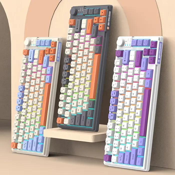 Mini clavier filaire de jeu mécanique mince USB