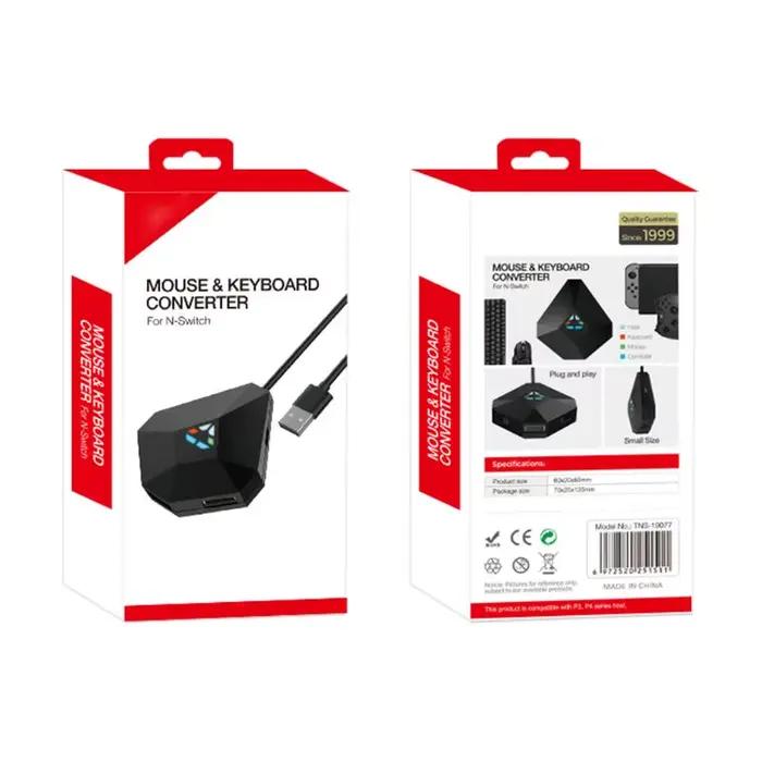 Adaptateur de convertisseur de souris de clavier de jeu pour la console Switch/PS4/PS3/X-BOX ONE/360