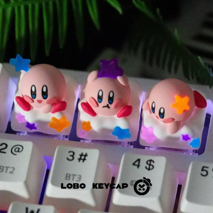 Capuchon de touche de clavier mécanique translucide en résine