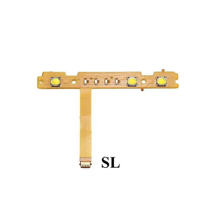 Pièces de rechange de câble flexible de clé de bouton SL SR pour contrôleur de jeu JoyCon NS de commutateur avec accessoire d'outil de tournevis