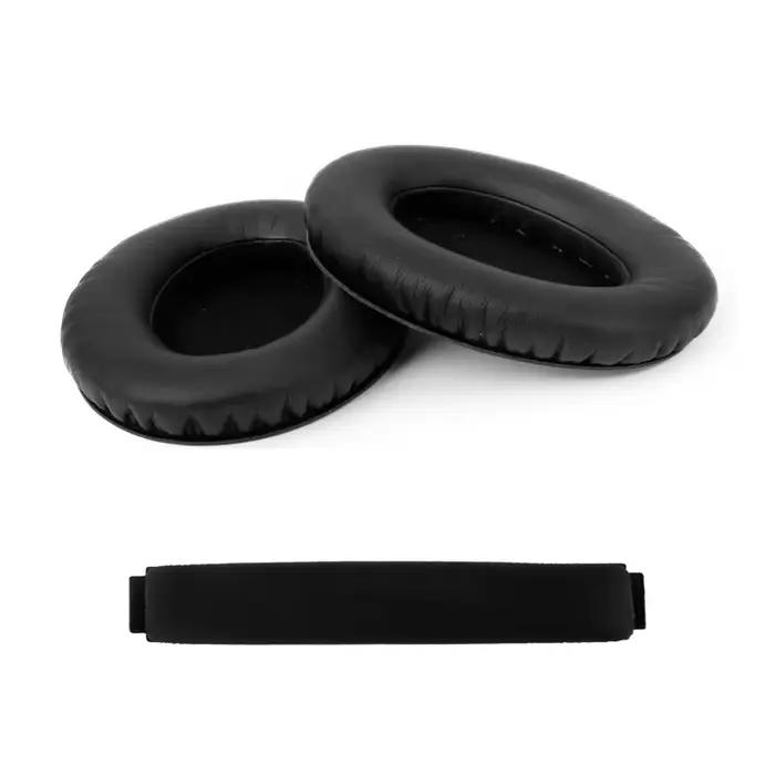 Coussinets d'oreille de remplacement oreillettes couvre-oreille pour Sennheiser HD 418 419 428 429 439 438 448 449 bandeau pour écouteurs compatibles avec plusieurs modèles confortables et durables pour musiciens et gamers