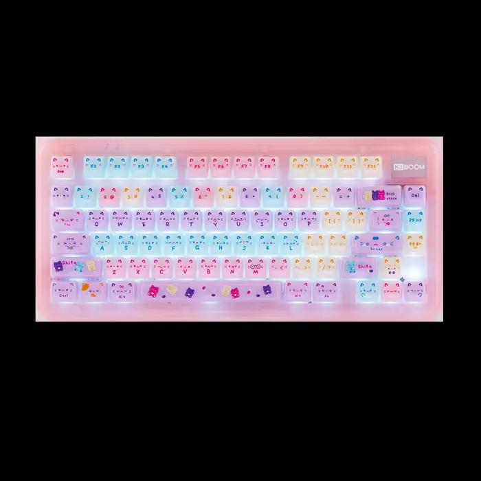 KiiBOOM Meow Pudding V2 – Ensemble de touches de clavier 128 touches