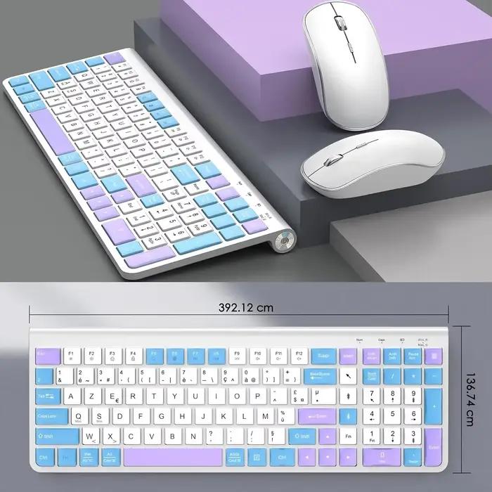 Clavier et souris ergonomiques sans fil