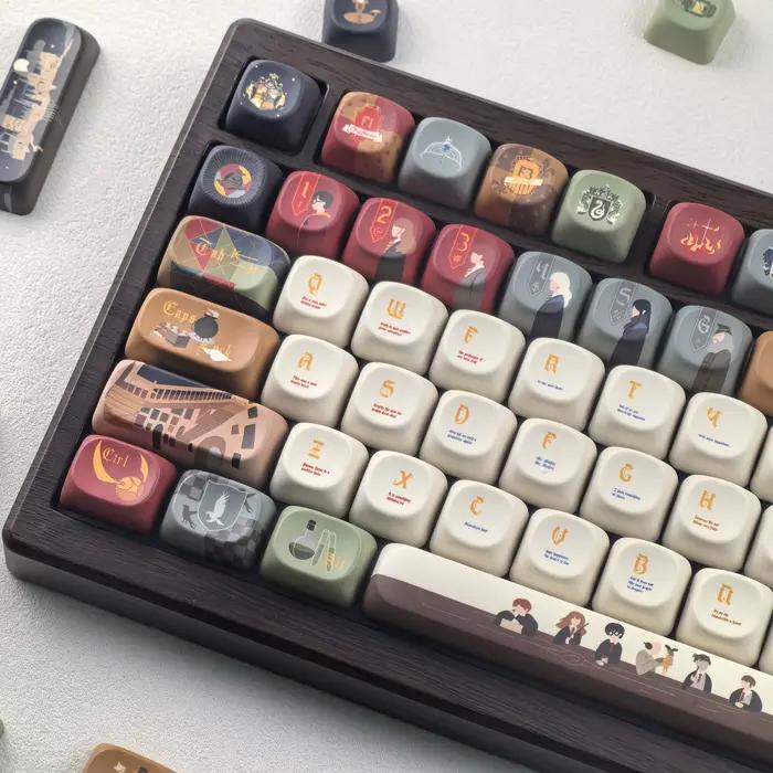 MAIMOOO – capuchons de touches de clavier Owl Letter Moa Cherry Pbt