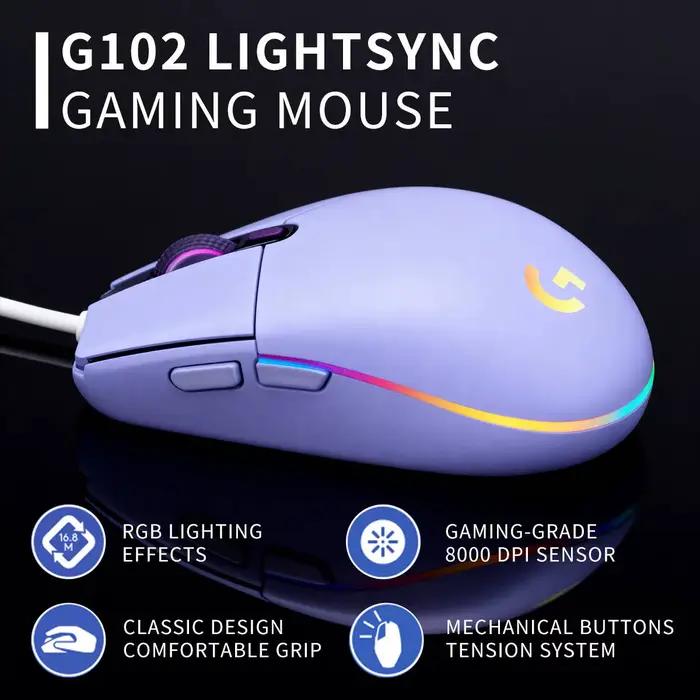 Souris de jeu Logitech G102