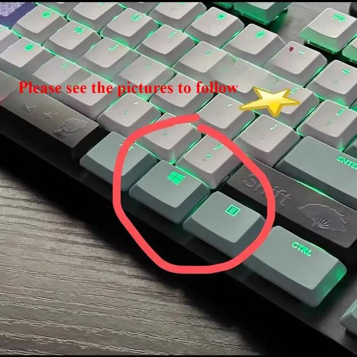 Capuchons de touches Logitech pour clavier mécanique G915/G913/G913tkl/G813TKL translucide 111
