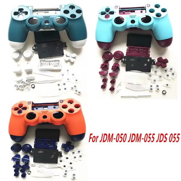 Contrôleur de jeu boîtier complet coque boutons ensemble de remplacement pour PS4 Pro JDS 055 JDM-050 JDM-055 Mod Kit bricolage réparation couverture