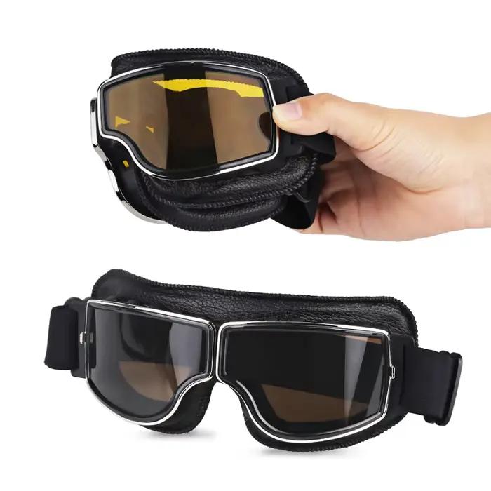 Masque de moto, lunettes de motocross, lunettes de casque, lunettes anti-vent tout-terrain, lunettes de moto cross, lunettes de casque ATV METS
