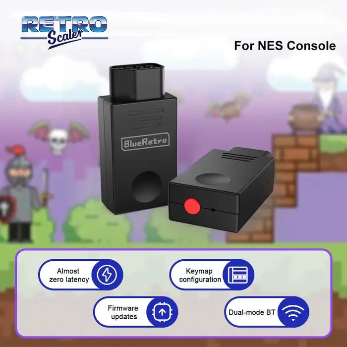 Adaptateur de contrôleur sans fil RetroScaler Blueretro pour Console de jeu NES vers PS3 PS4 8Bitdo Ipega9076 contrôleurs Joycon de commutation