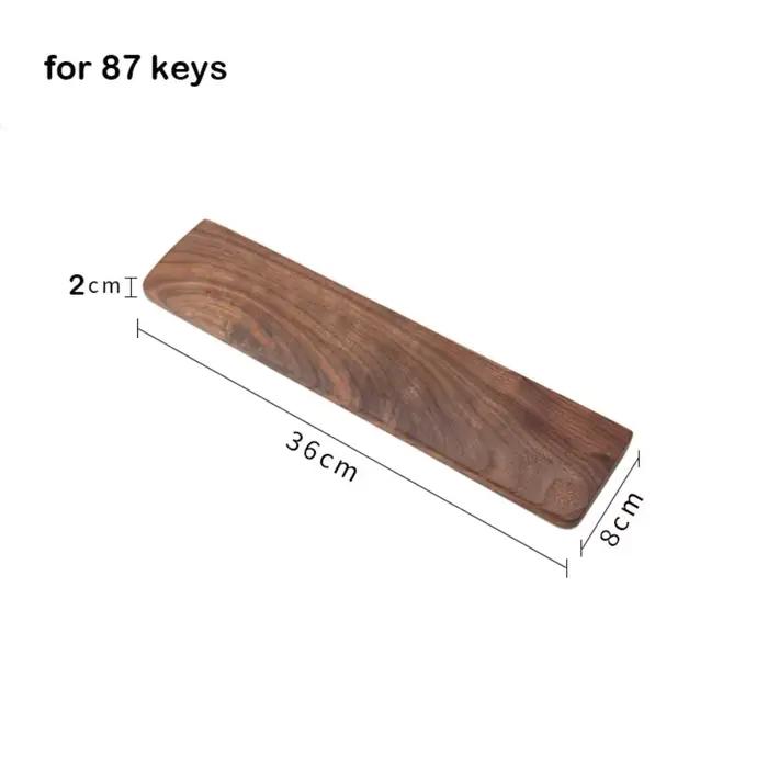 Nouveau repose-poignets en bois pour clavier 60/87/104 touches