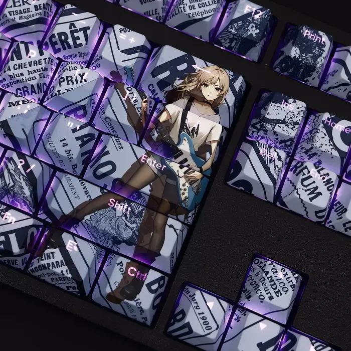 Kawaragi Momoka PBT Anime Keycaps