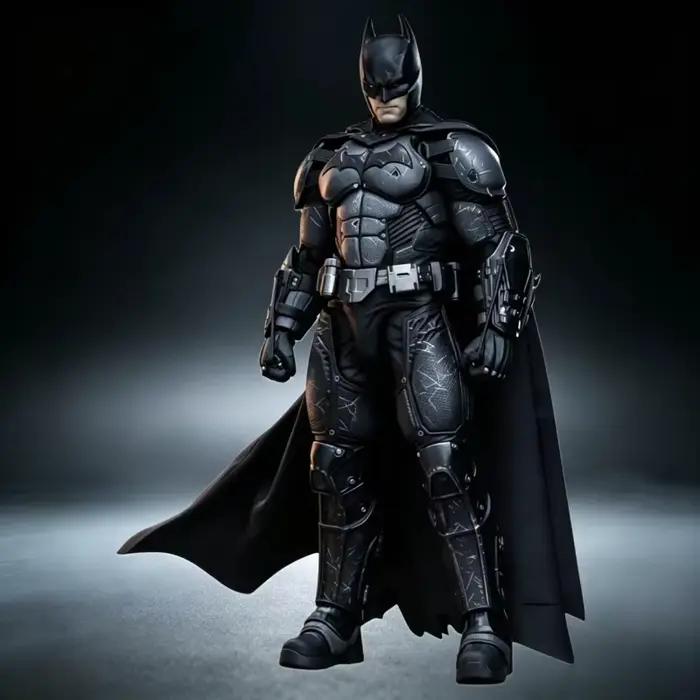 INART "Batman: Arkham Origins" Figurine d'action Batman version endommagée par la bataille 1/12