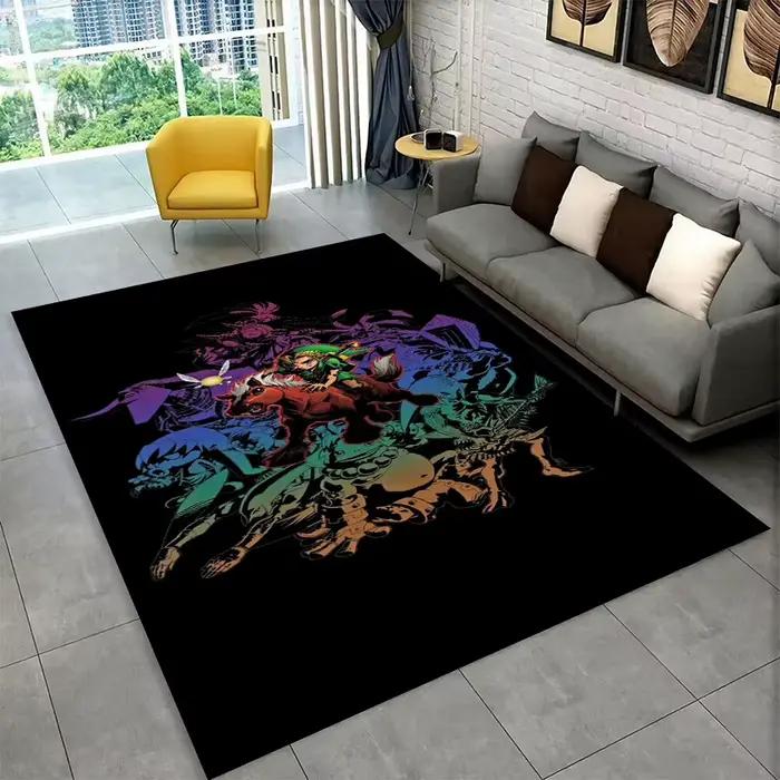 Tapis classique Z-Zelda Cartoon Link pour salle de jeux