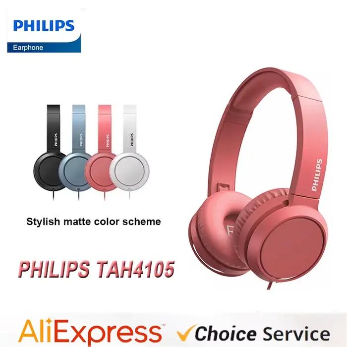 Philips TAH4105 casque filaire HiFi stéréo HD appel