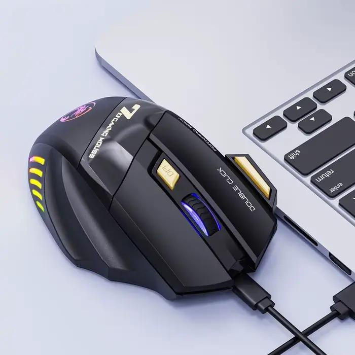 Souris de jeu sans fil USB IMICE GW-X7 3200 ug I mode touristes Rechargeable 7 prédire 2.4 mesurz