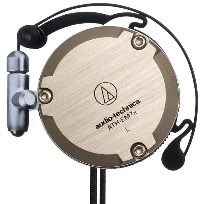 Casque audio ouvert Audio-Technica ATH-EM7X avec crochets d'oreille métalliques flexibles
