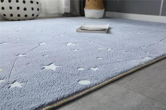 Tapis de zone uniques qui brillent dans la nuit